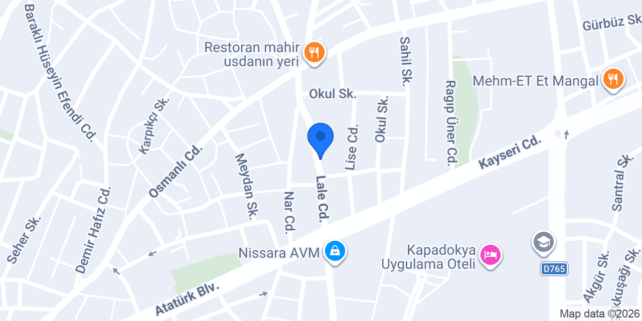 Kristal Züccaciye konumu