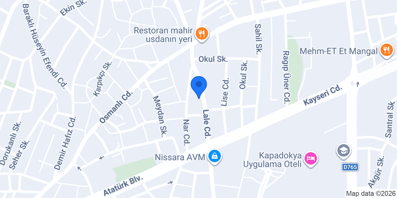 Arif Bey Döner konumu