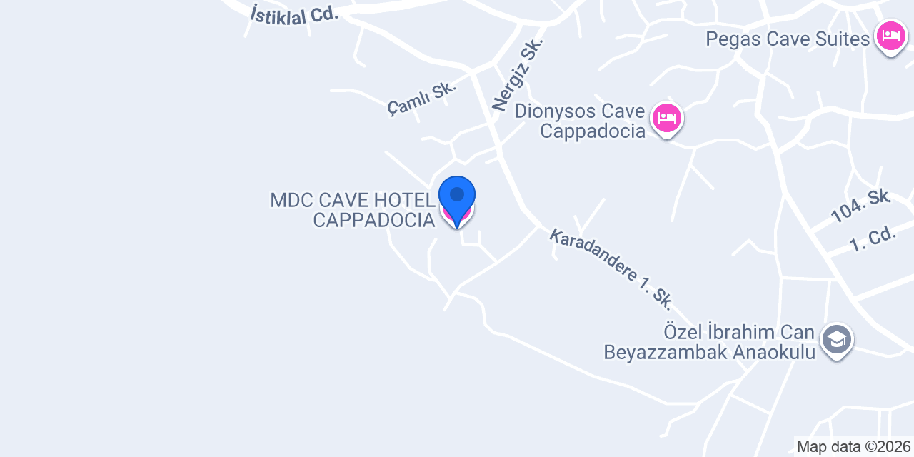 MDC CAVE HOTEL CAPPADOCIA konumu