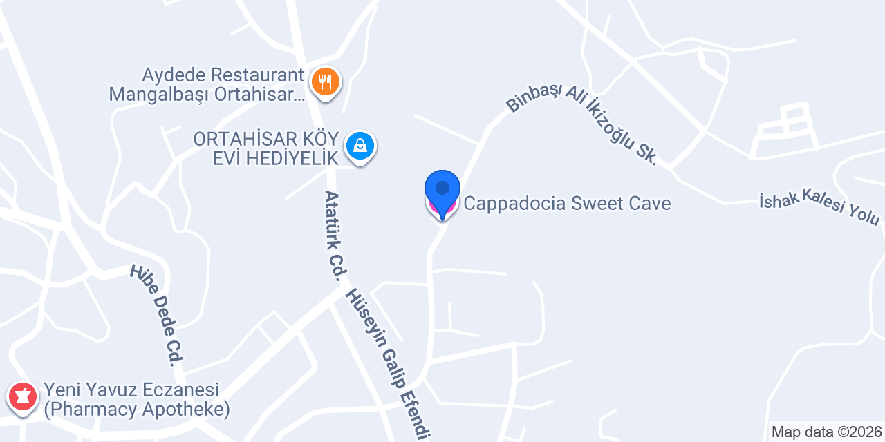 Cappadocia Sweet Cave konumu