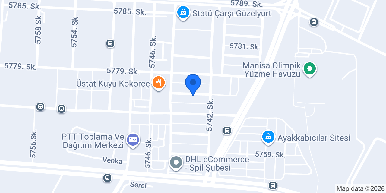Şatafat Organizasyon konumu