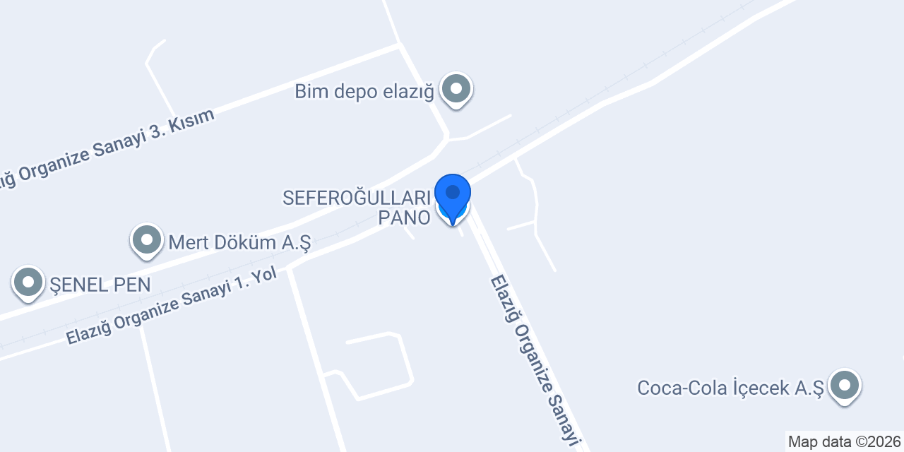 SEFEROĞULLARI PANO konumu