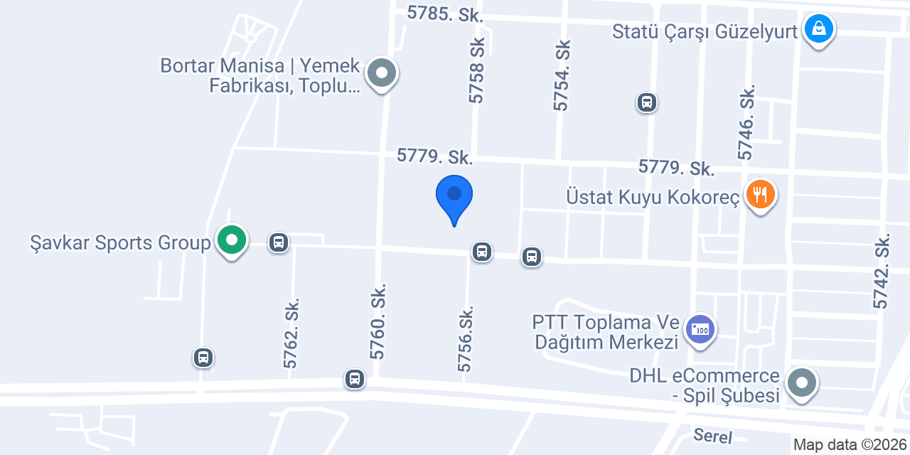Sezinoks Kalıp konumu
