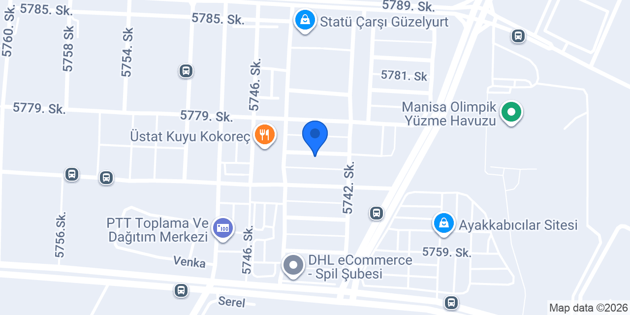 Artı Tesktil Baskı Promosyon konumu