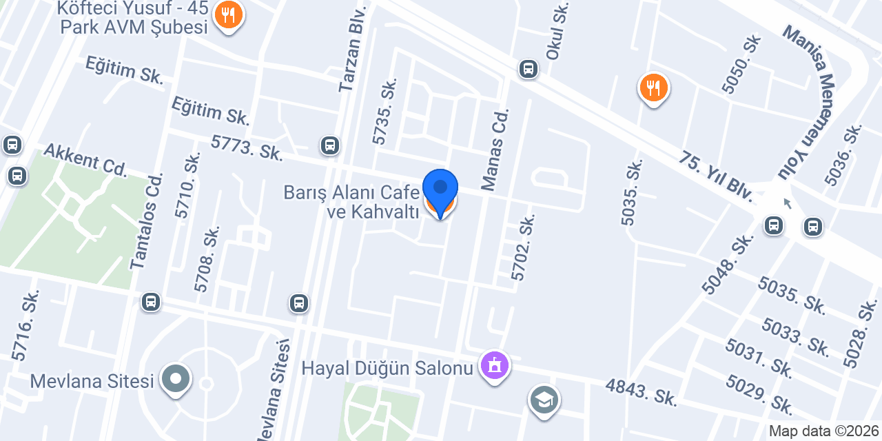 Barış Alanı Cafe ve Kahvaltı konumu