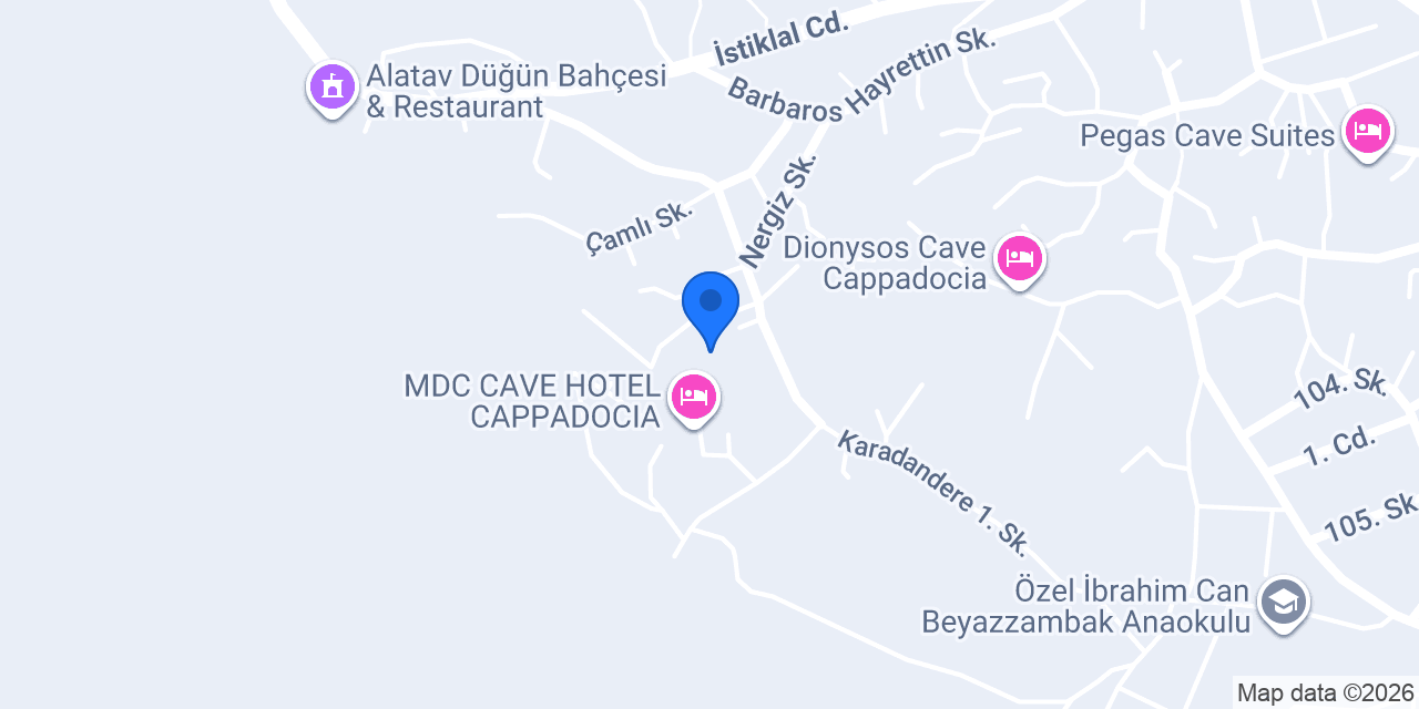 Masal Cave Suites Otel konumu