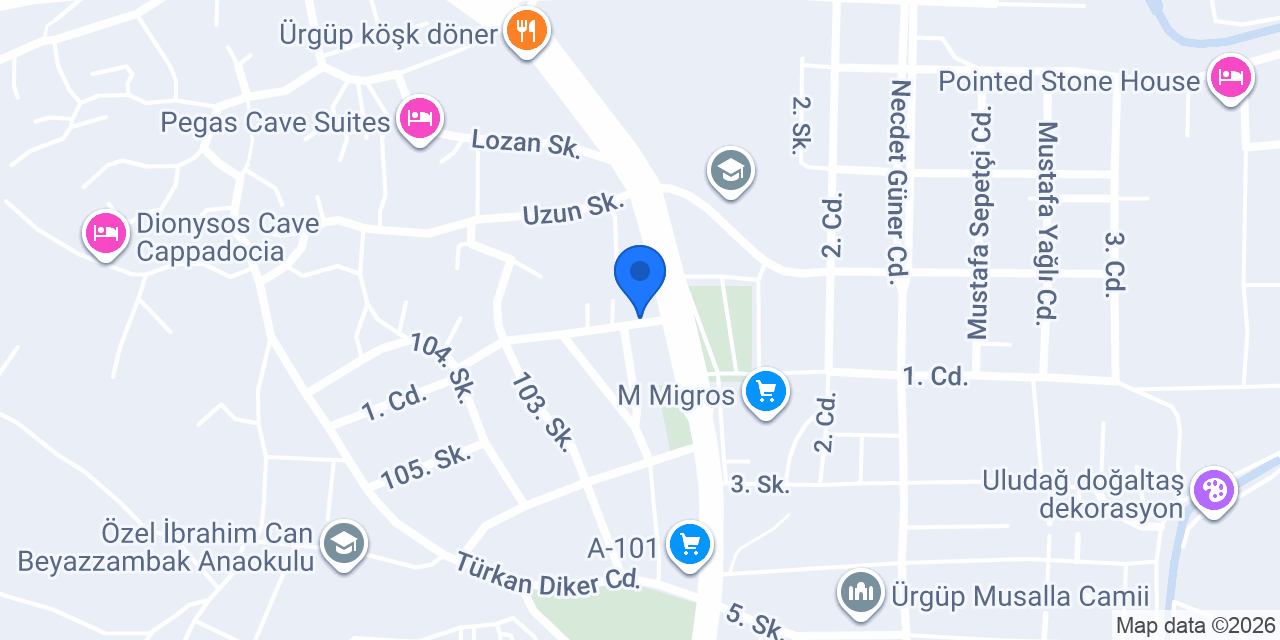 Üçler Cam Ayna Isıcam konumu