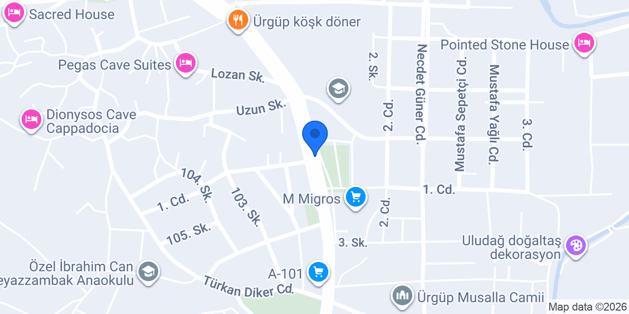 Saray Pide Salonu konumu