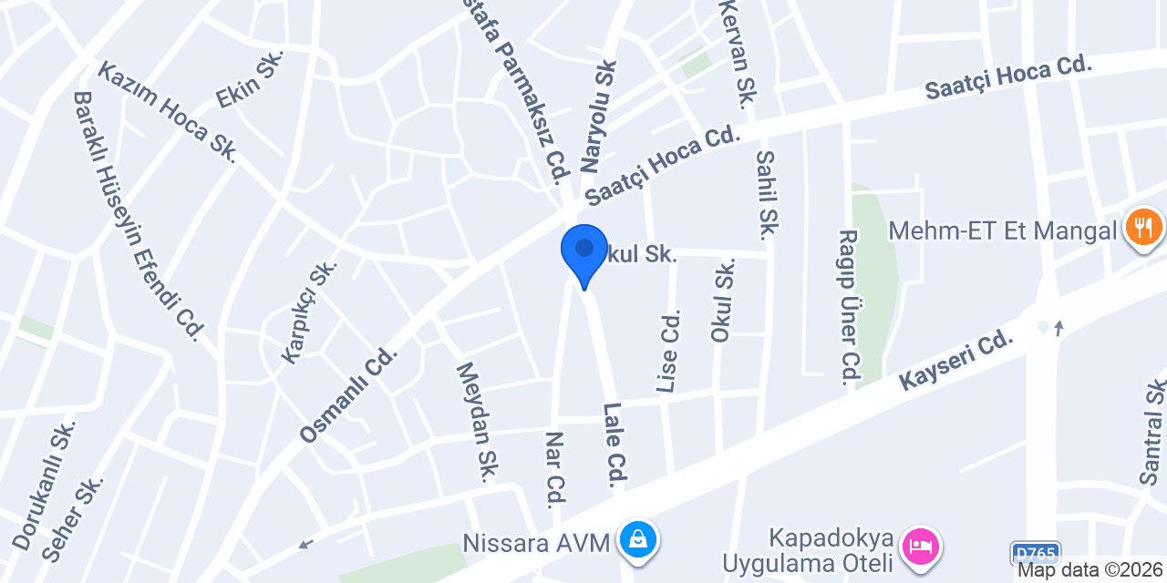 TavPa Döner NEVŞEHİR konumu