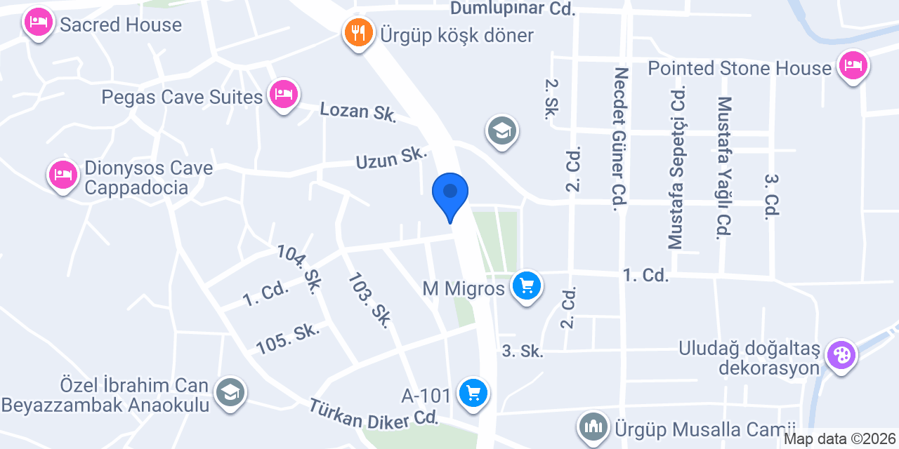 Nefis Döner konumu