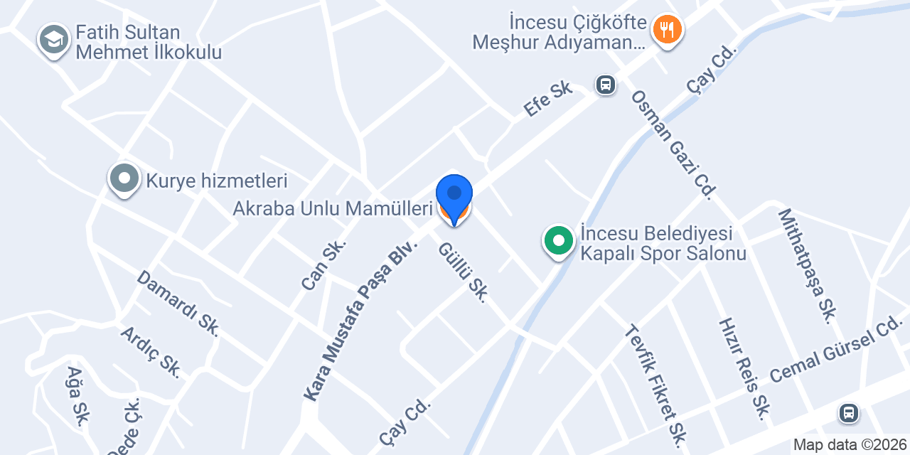 Akraba Unlu Mamülleri konumu