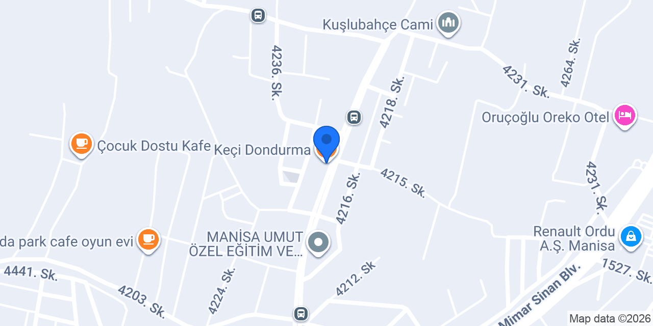 Keçi Dondurma konumu