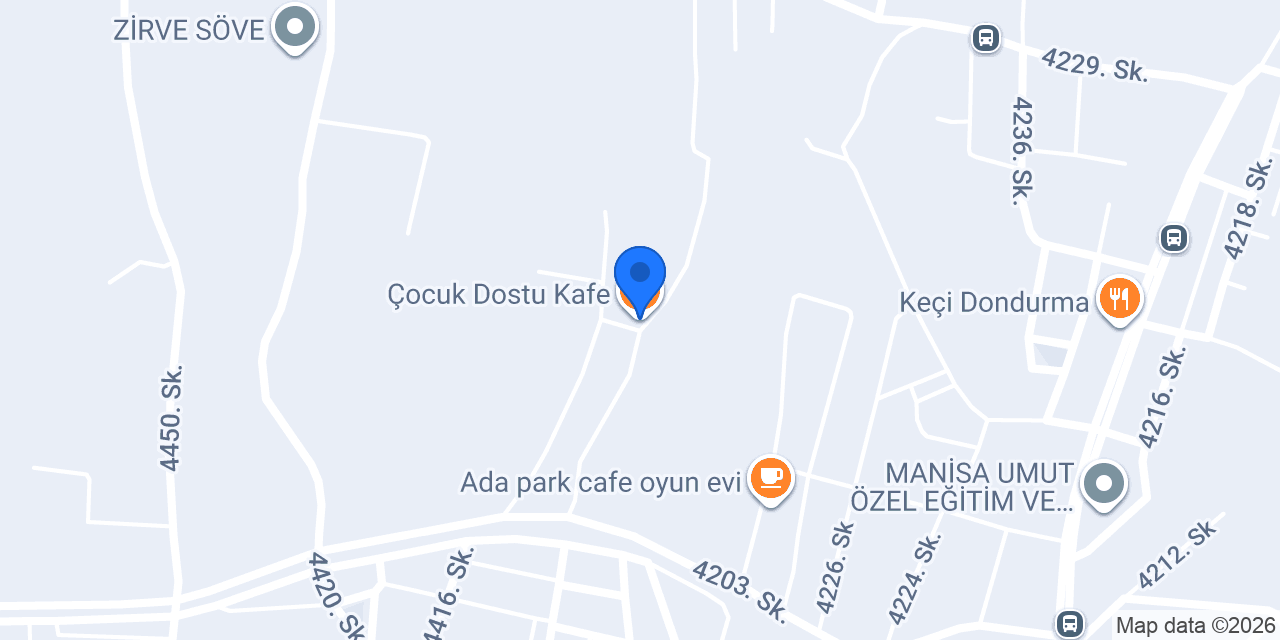 Çocuk Dostu Kafe konumu