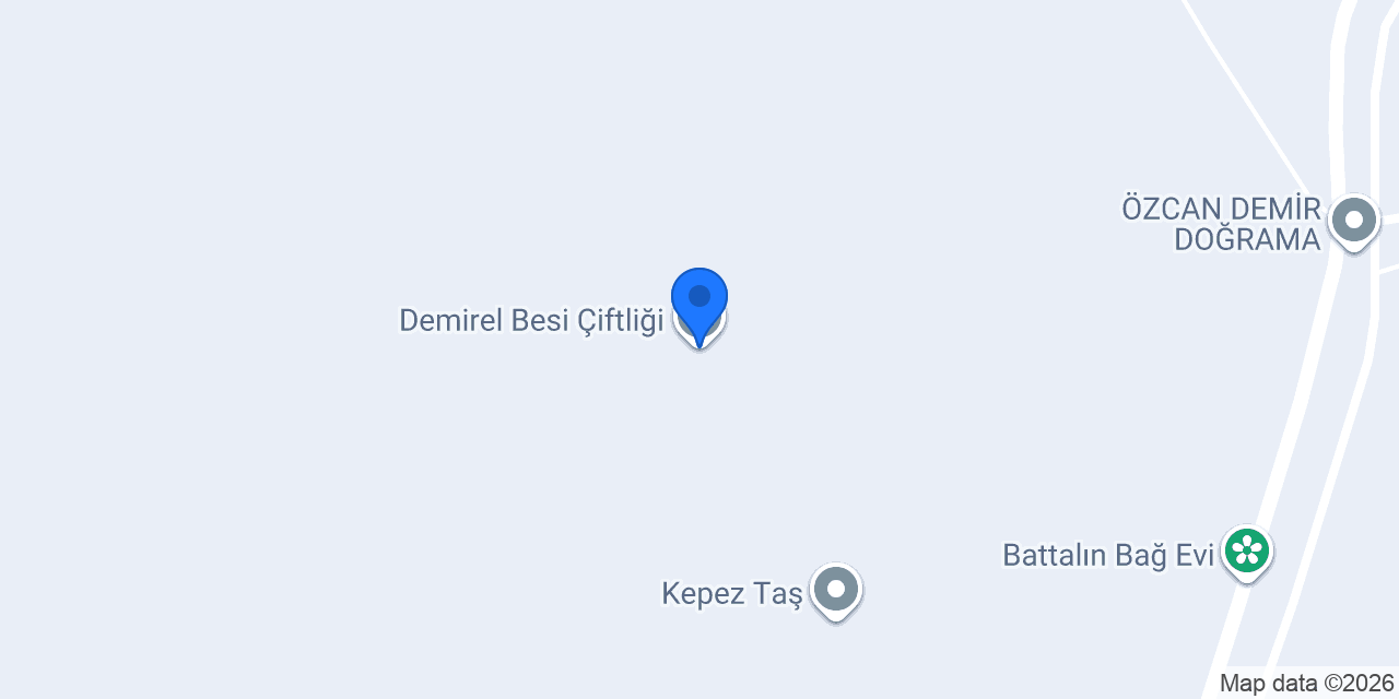 Demirel Besi Çiftliği konumu