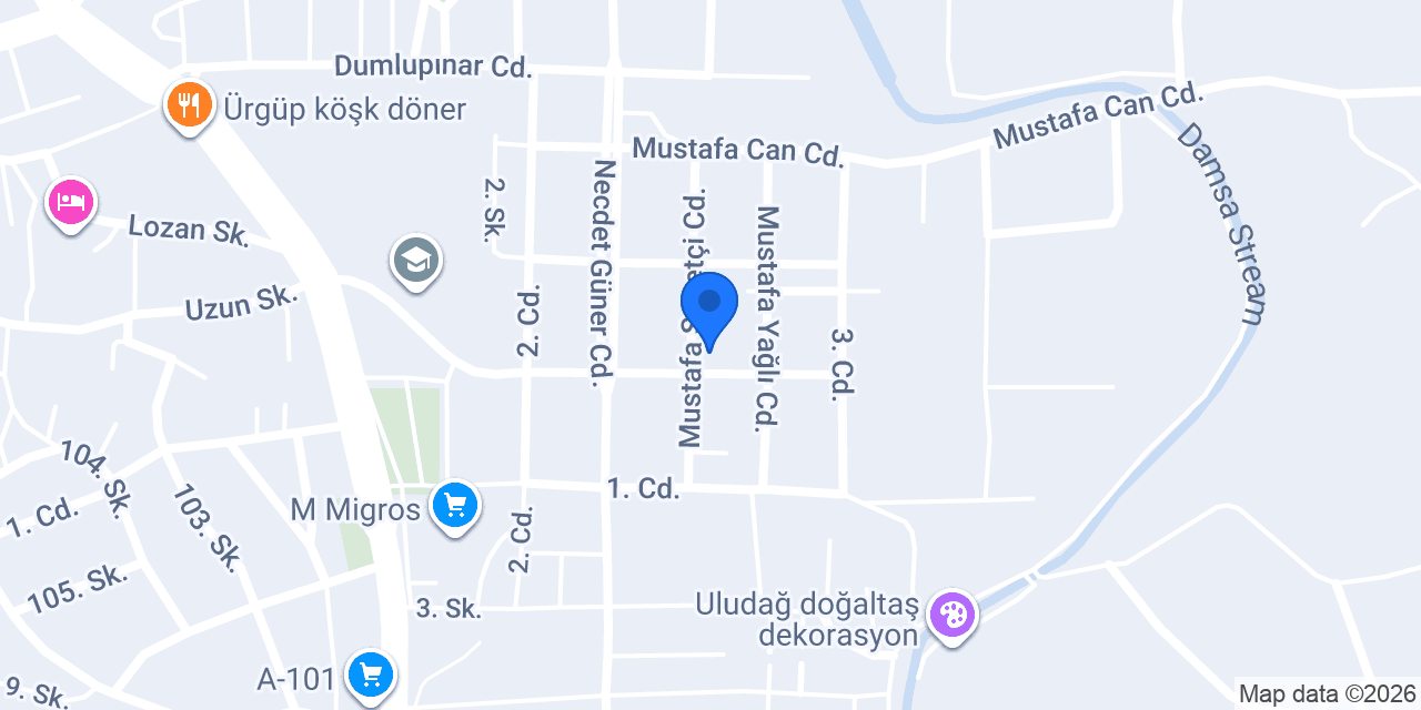 Çağrı Otogaz (M performans Garaj LPG) konumu