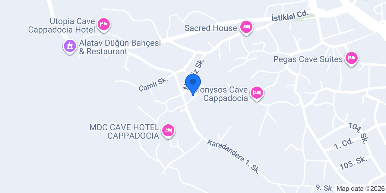 Bayar Cave Suites konumu