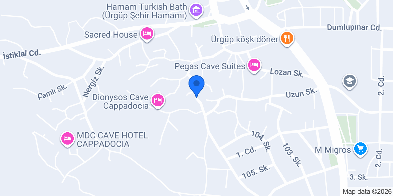 Romantic Cave Hotel konumu
