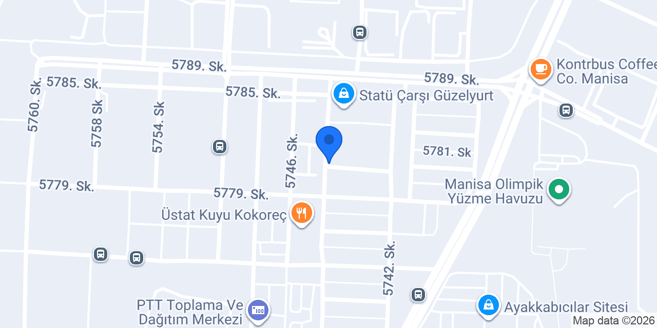 Manisa Kozahan Kebap konumu