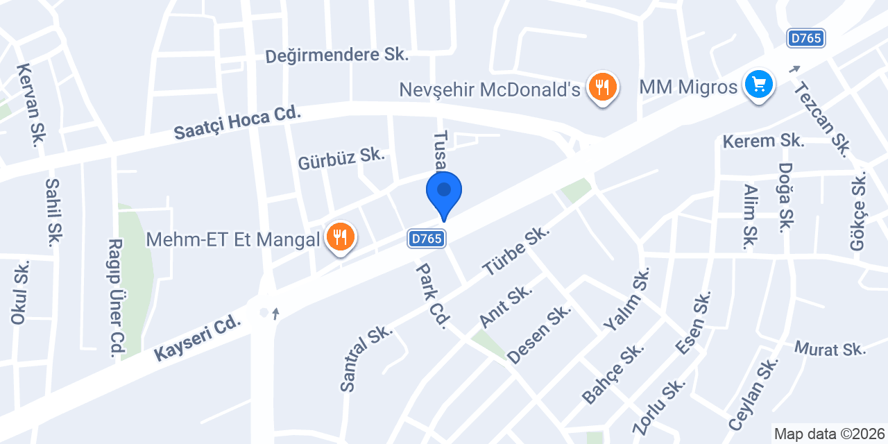 Mutlu Organizasyon konumu
