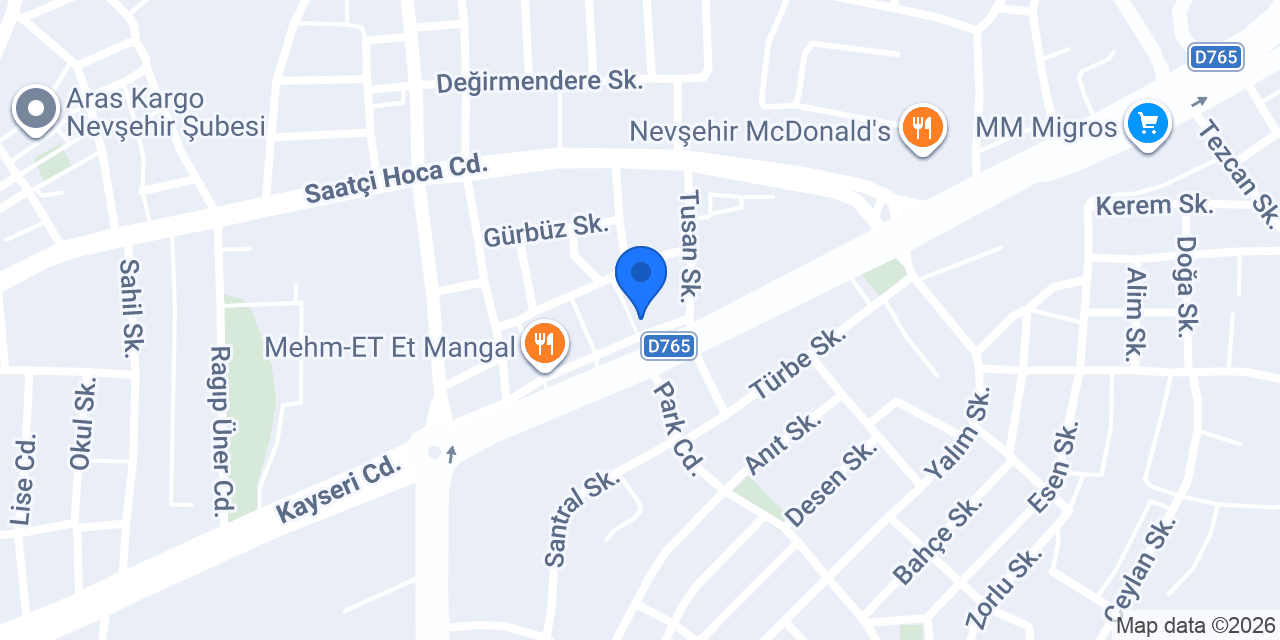 Psikolojik Danışman Rüveyda Gül,Nevşehir konumu