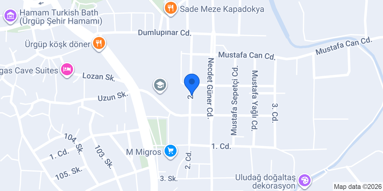 ÜRGÜP SAĞLIK KABİNİ konumu