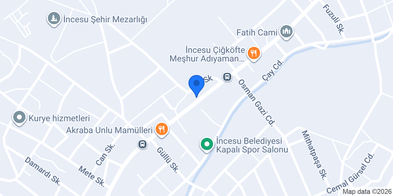 ERDEM YAPI PVC & CAM İncesu/Kayseri konumu