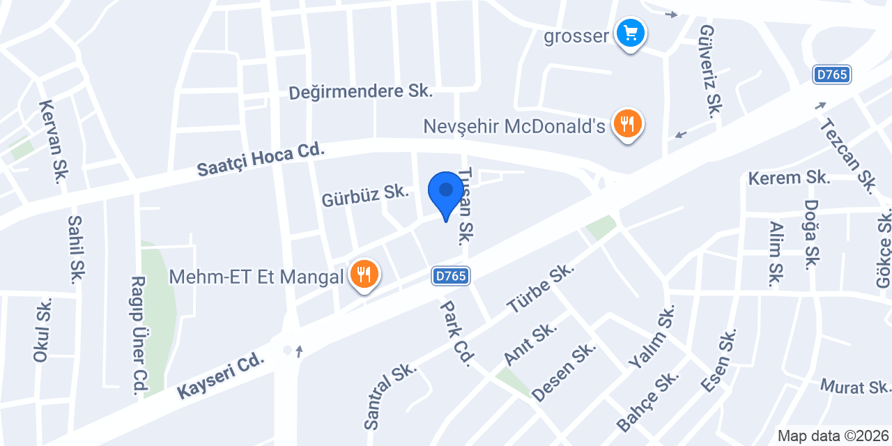 Menekşe Et Lokantası konumu