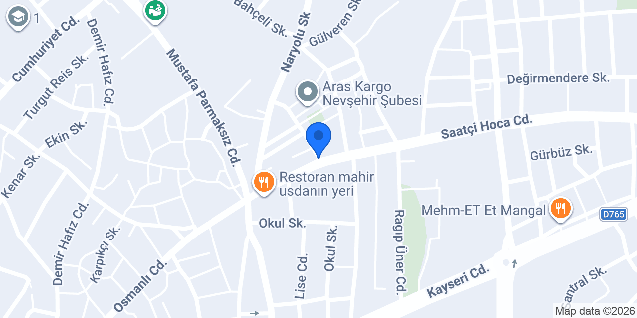 Nevşehir Masaj Salonu | Mila Spa konumu