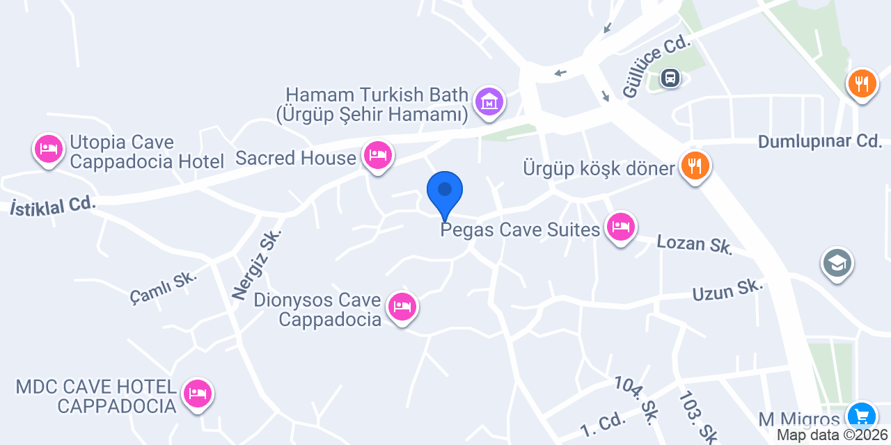 kapadokyad yerim konumu