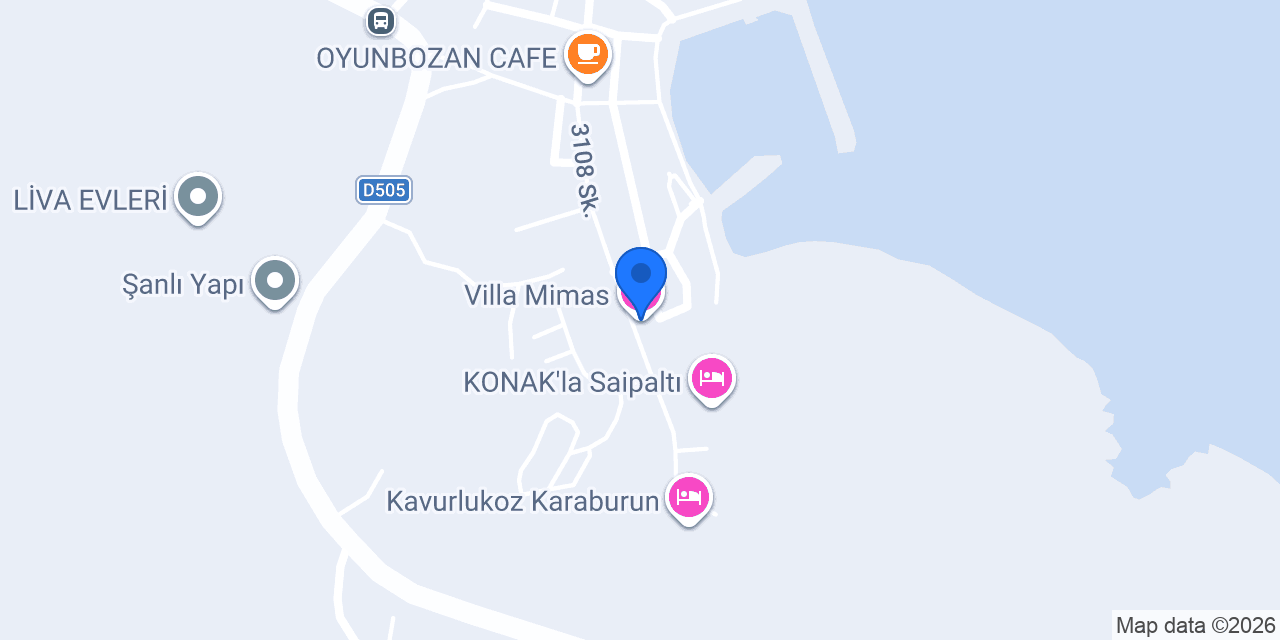 Villa_Mimas konumu