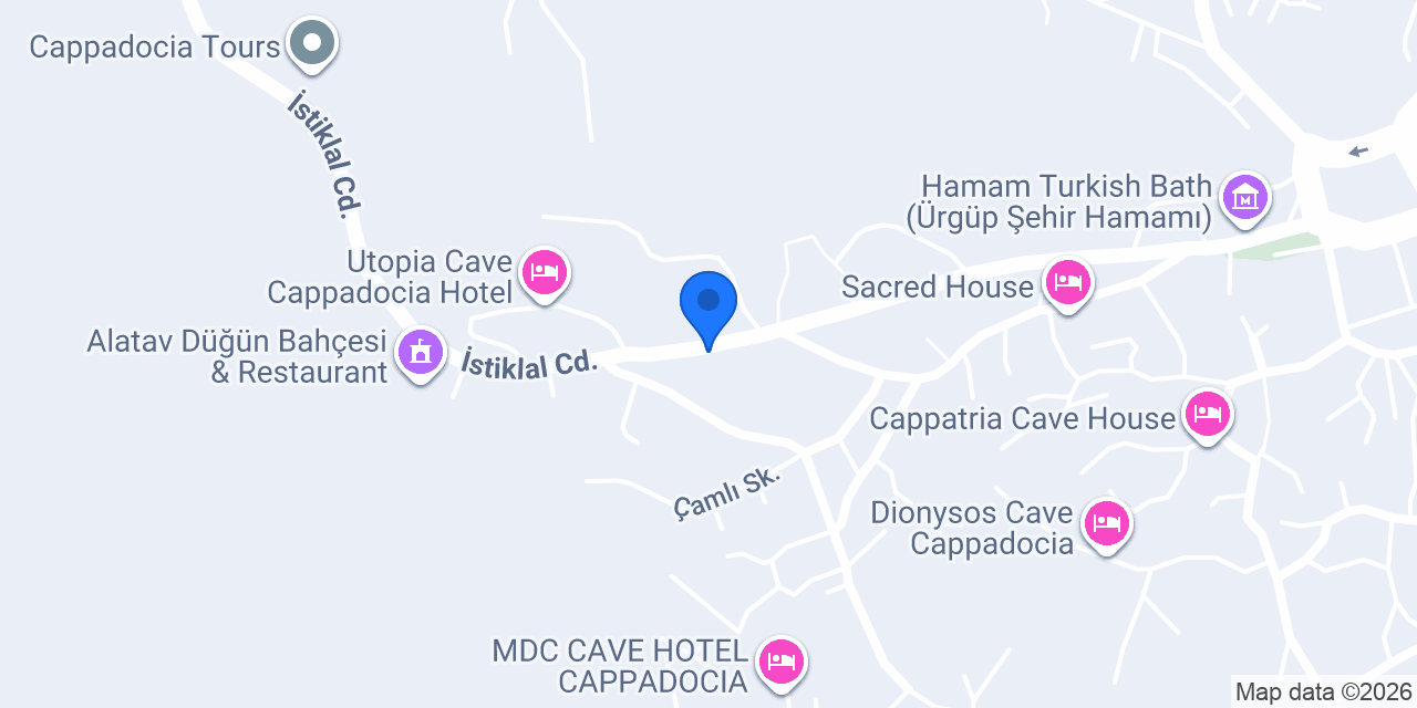 Georgios Cave Cappadocia konumu