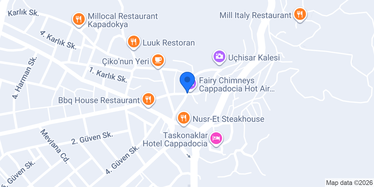 ikarus Cappadocia Hotel konumu