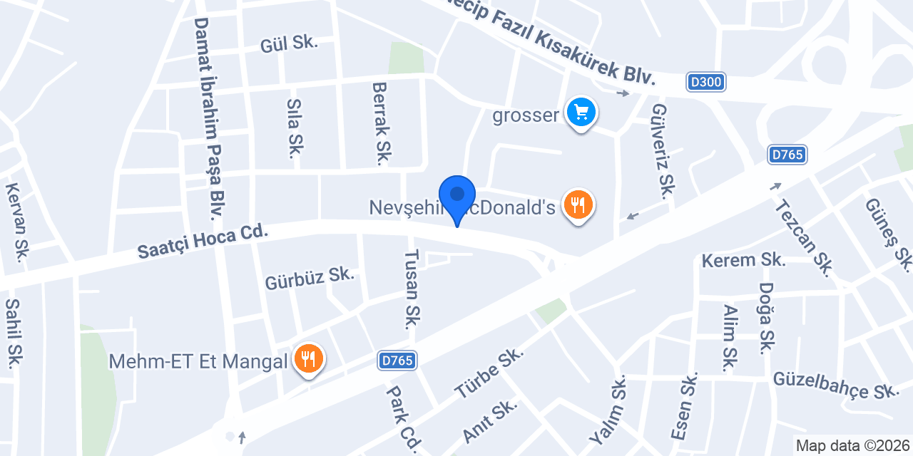 Şirin Veteriner Kliniği konumu