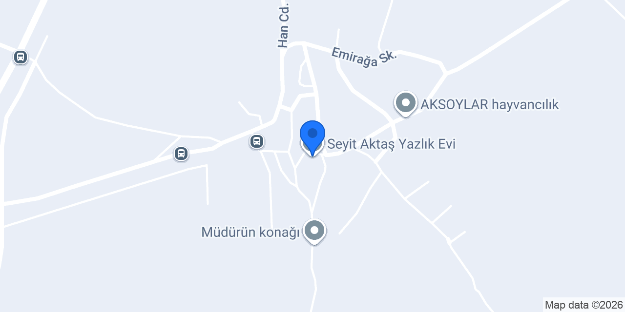 Seyit Aktaş Yazlık Evi konumu