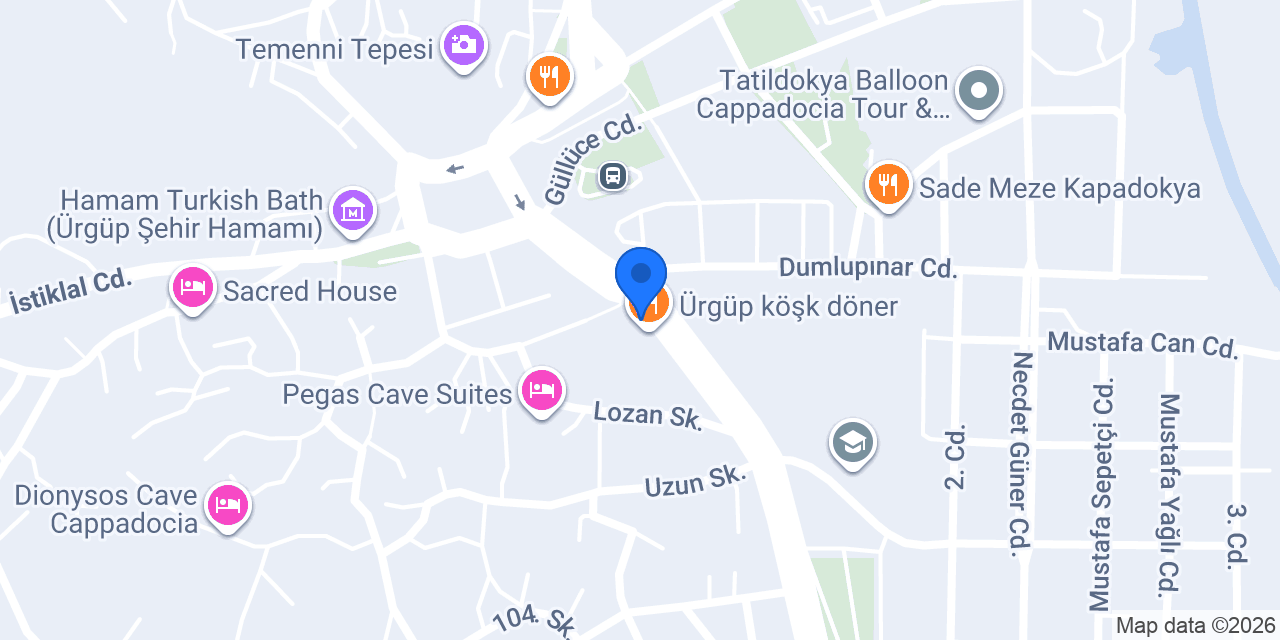 Salsa Cafe ve Pizza konumu