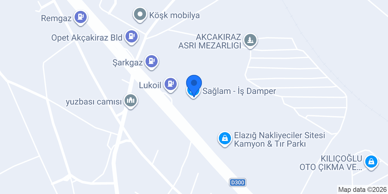 Sağlam - İş Damper konumu
