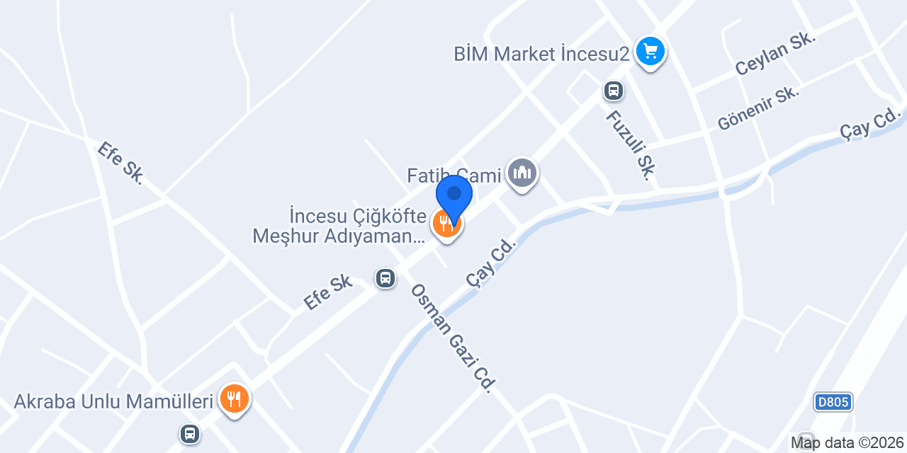 İncesu ikinci el eşya konumu