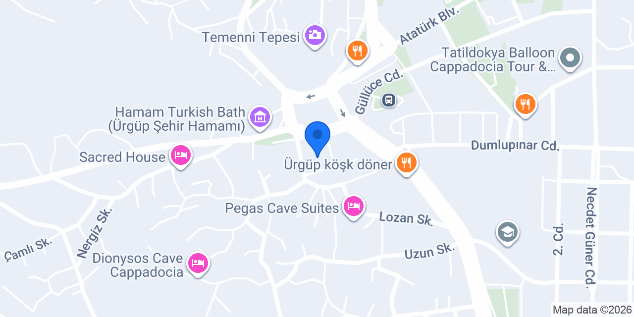 Aura terapi merkezi konumu