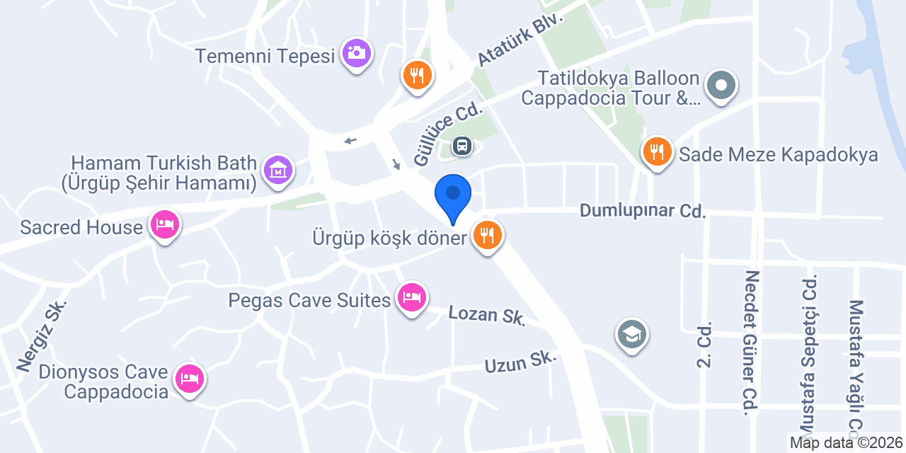 Ürgüp Çiçekcilik konumu