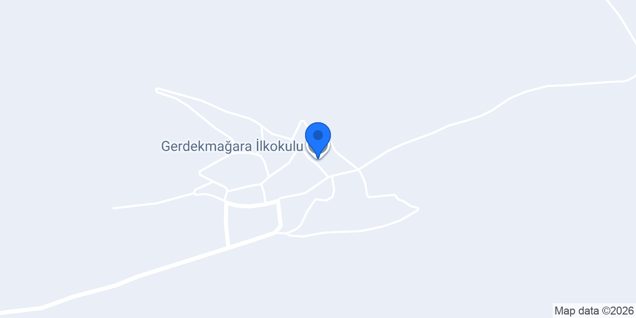 Gerdekmağara İlkokulu konumu