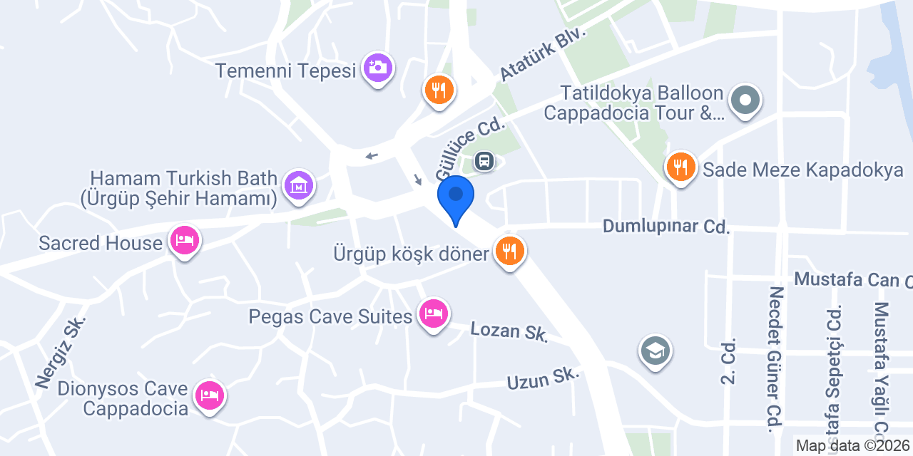 Maydonoz Döner Ürgüp Şube konumu