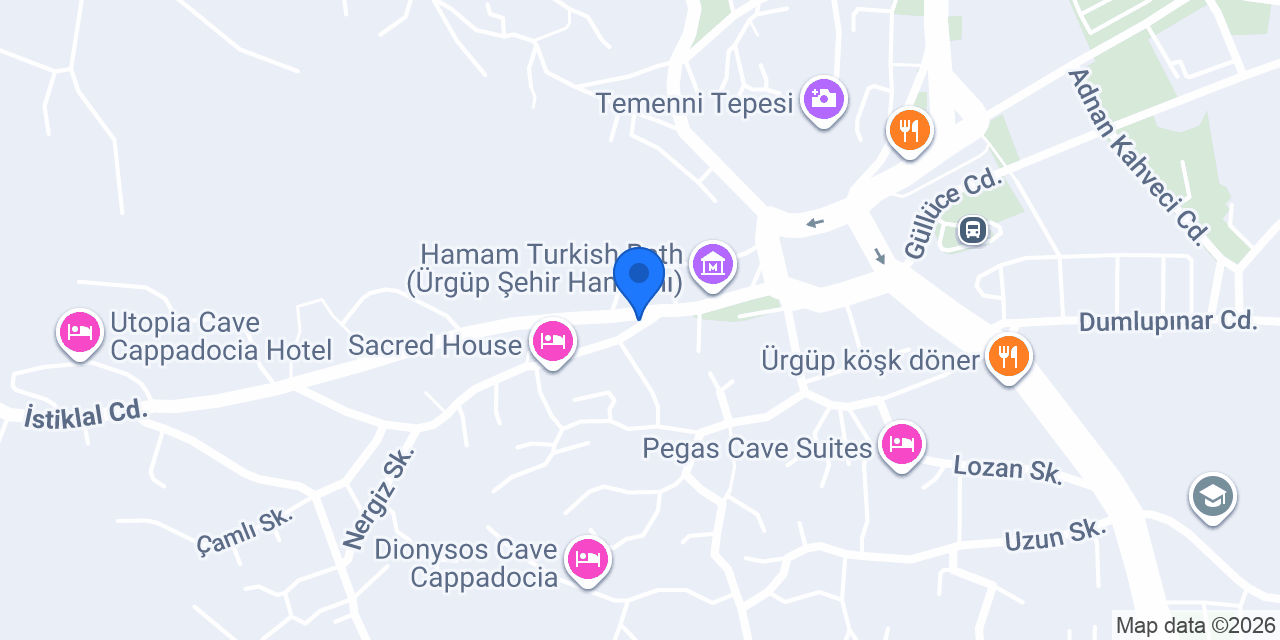 Mel's Cappadocia Restaurant konumu