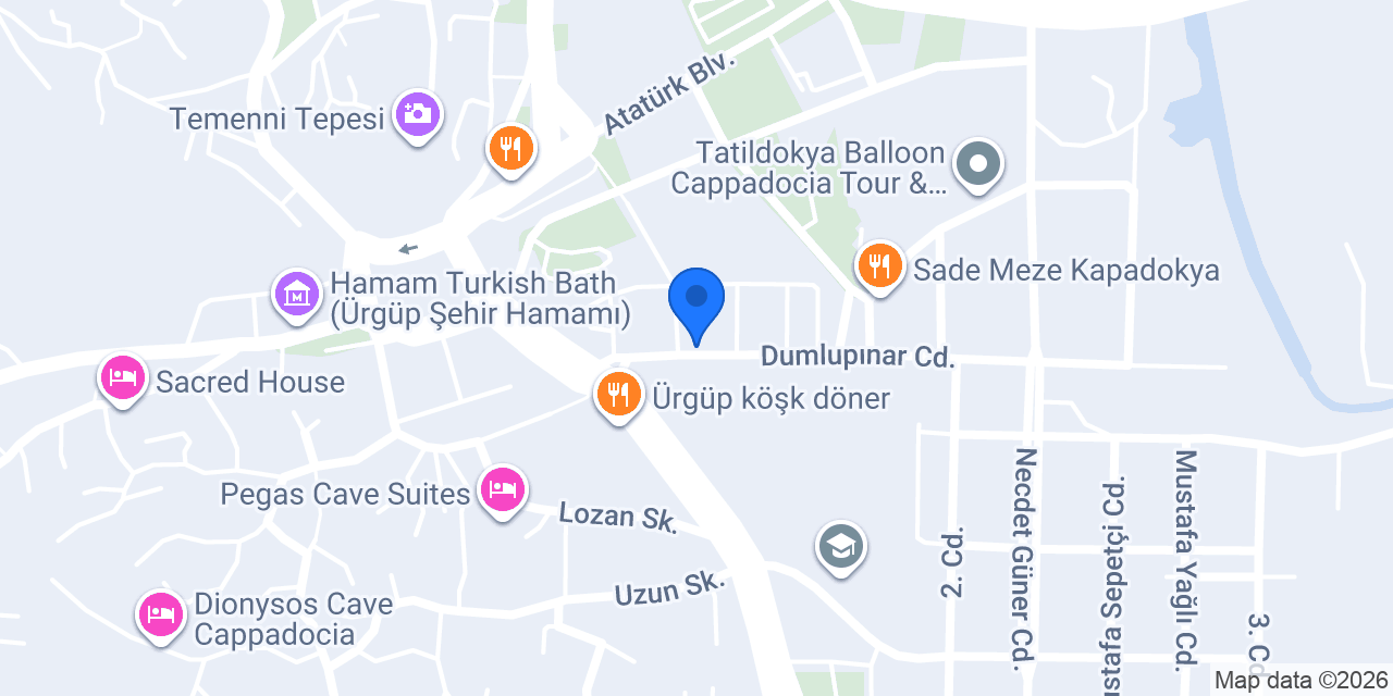 Halkbank Ürgüp Şubesi konumu