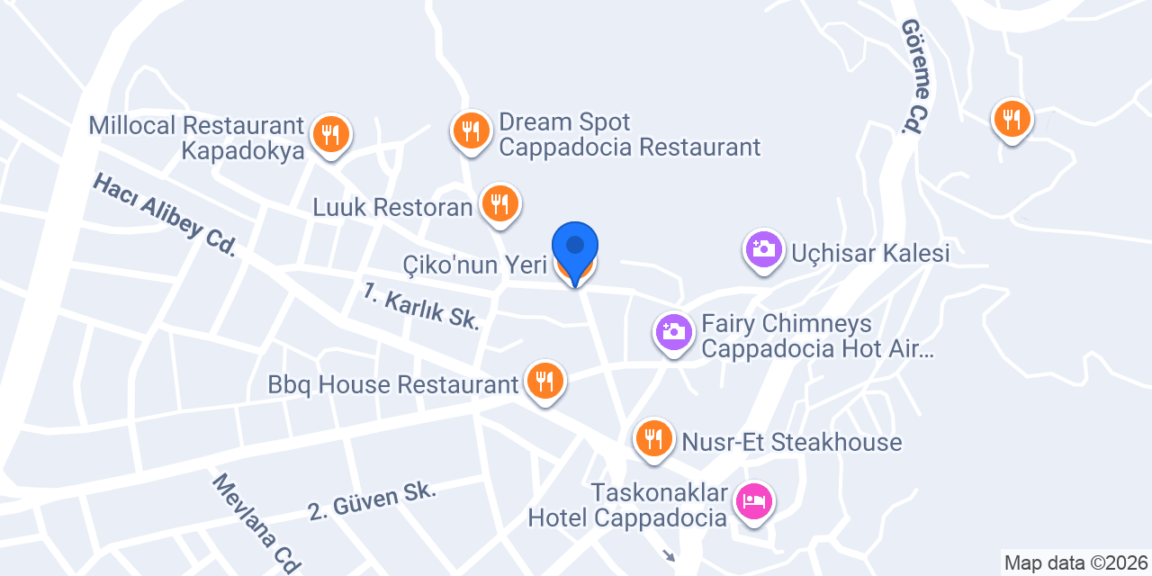 Çiko'nun Yeri konumu