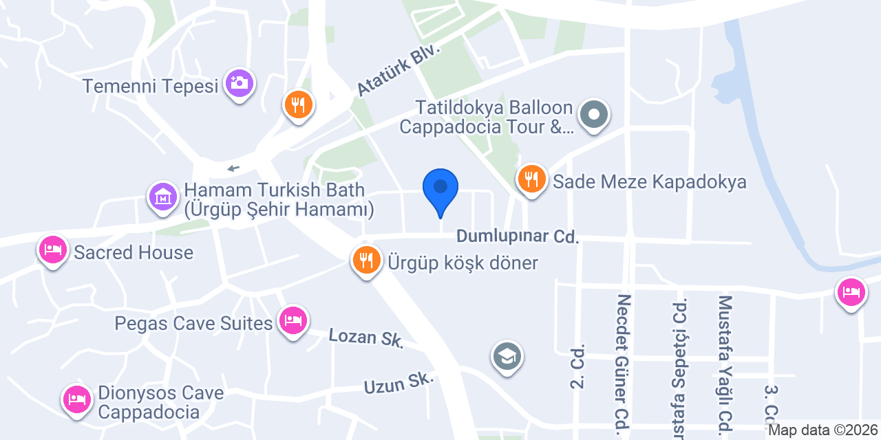 Ürgüp PATİ PETSHOP konumu