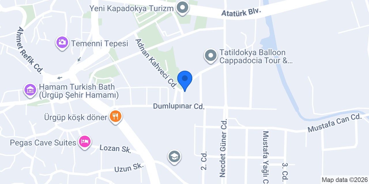 .Defne pastanesi konumu
