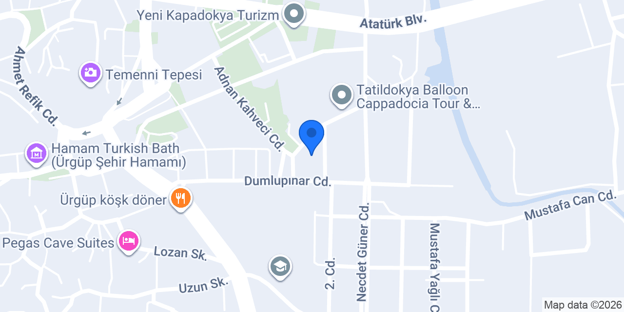 Cappadocia Ürgüp Apart Hotel konumu