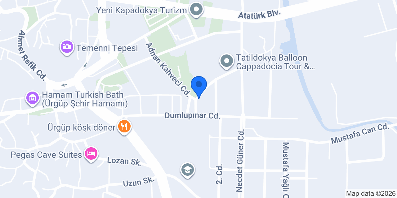 Sade Meze Kapadokya konumu