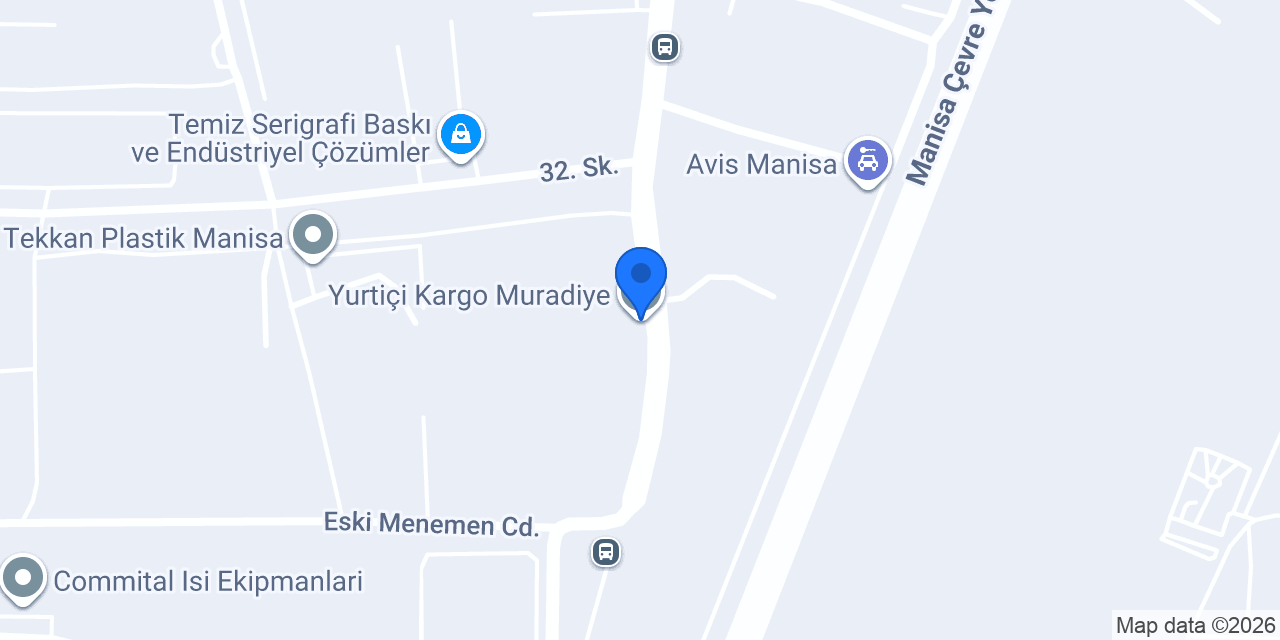 Yurtiçi Kargo Muradiye konumu