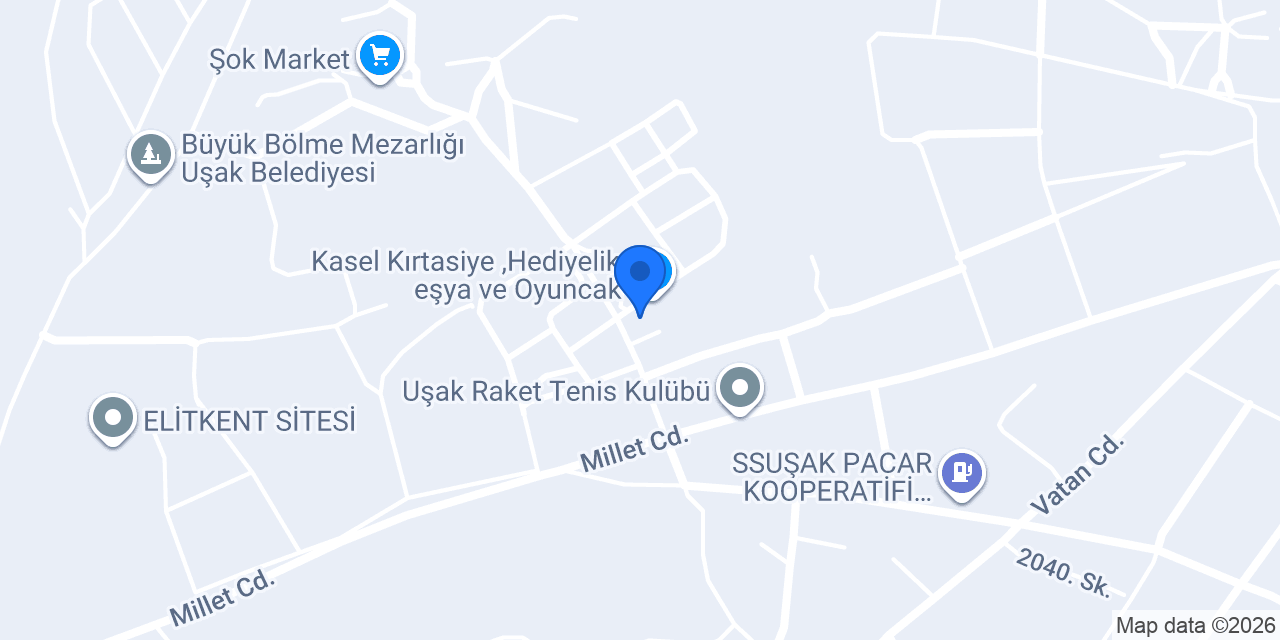Melek Manav Market konumu